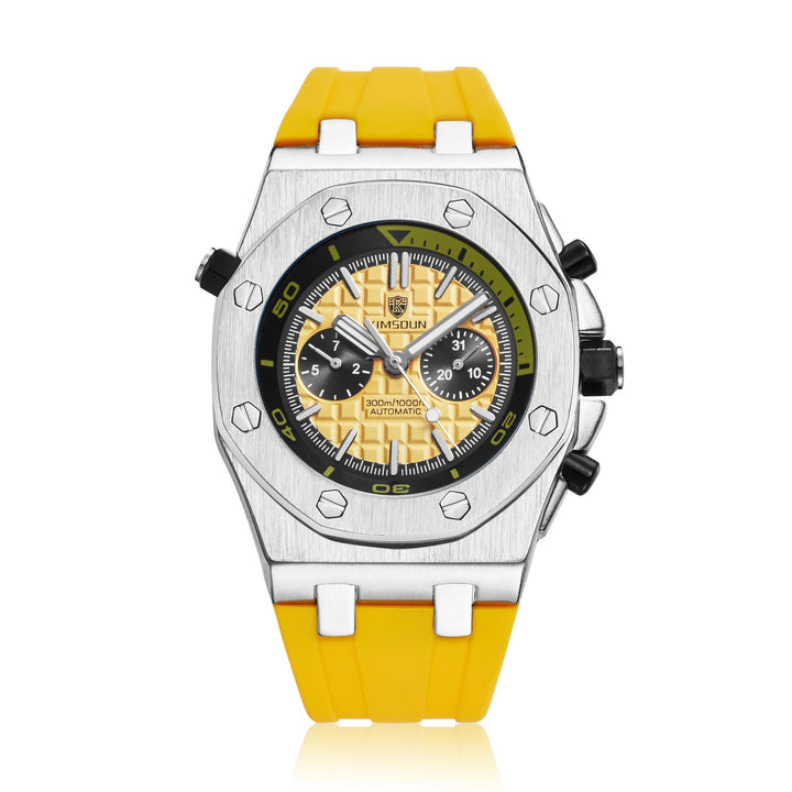 Watch Men's Fashion Silicone Waterproof Automatic Mechanical Watch Sports by LUXE AHMAR – Available at LUXE AHMAR