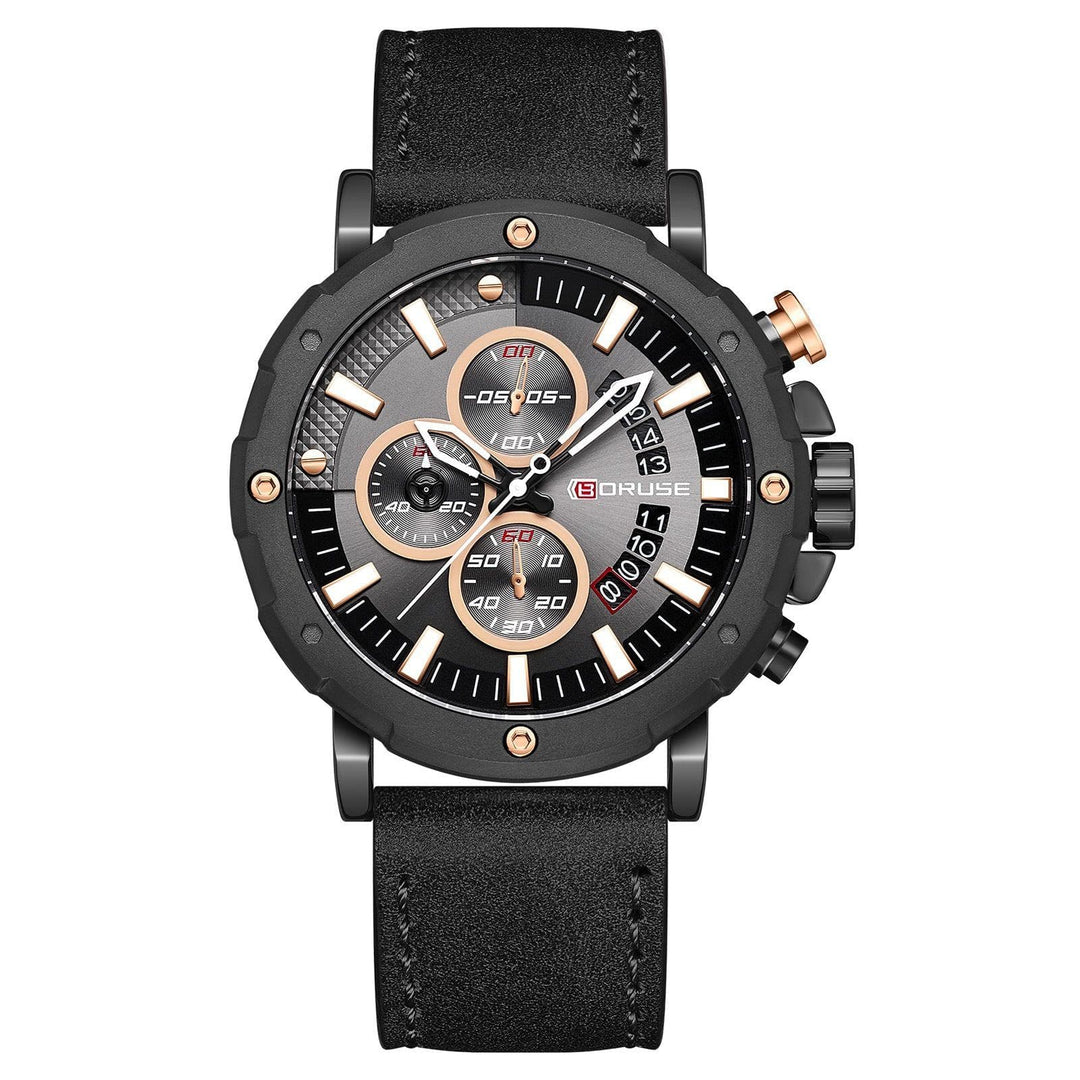 Waterproof Men's Luminous Quartz Watch by LUXE AHMAR – Available at LUXE AHMAR