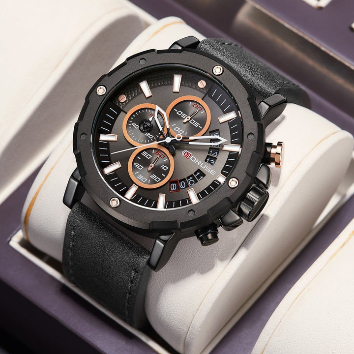 Waterproof Men's Luminous Quartz Watch by LUXE AHMAR – Available at LUXE AHMAR