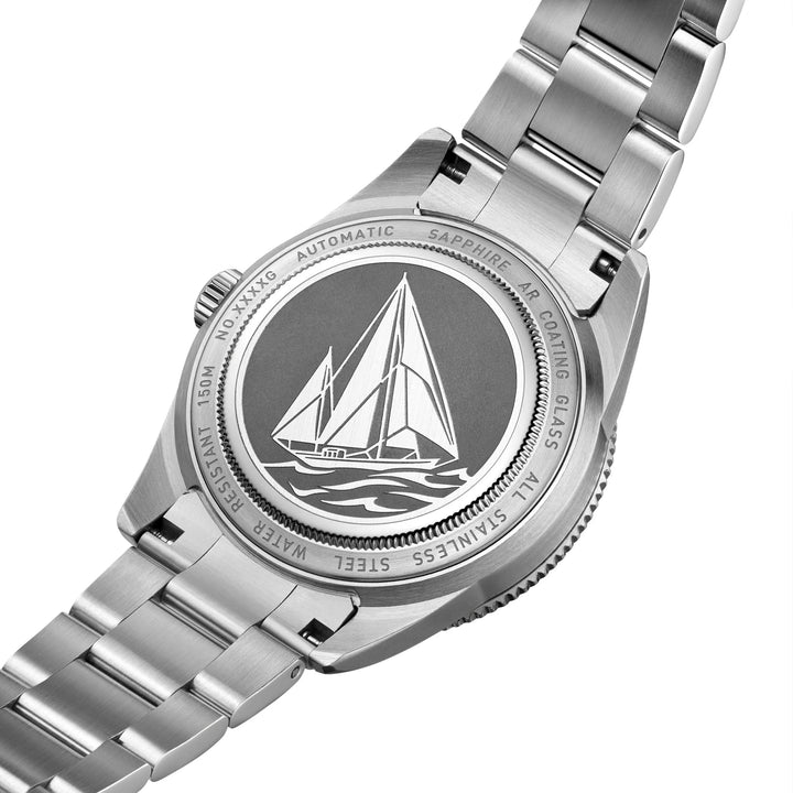 WISHDOIT 9987 Men's Automatic Dive Watch – NH35 Mechanical Movement, 150M Waterproof, Sapphire Crystal, Super Luminous Bezel by Luxe Ahmar – Available at LUXE AHMAR