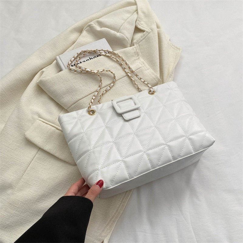 Women Shoulder Bags New Trendy Chic Chanel - style Rhombus Chain Bag by LUXE AHMAR – Available at LUXE AHMAR