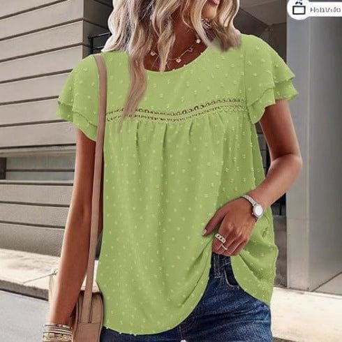 Women's Bohemian Loose Summer Shirt – Casual Short Sleeve Beach Top by LUXE AHMAR – Available at LUXE AHMAR