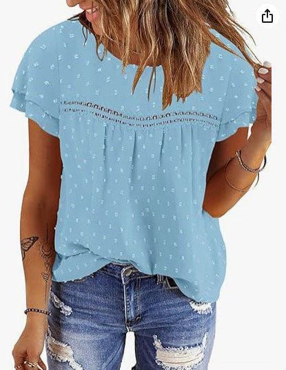 Women's Bohemian Loose Summer Shirt – Casual Short Sleeve Beach Top by LUXE AHMAR – Available at LUXE AHMAR