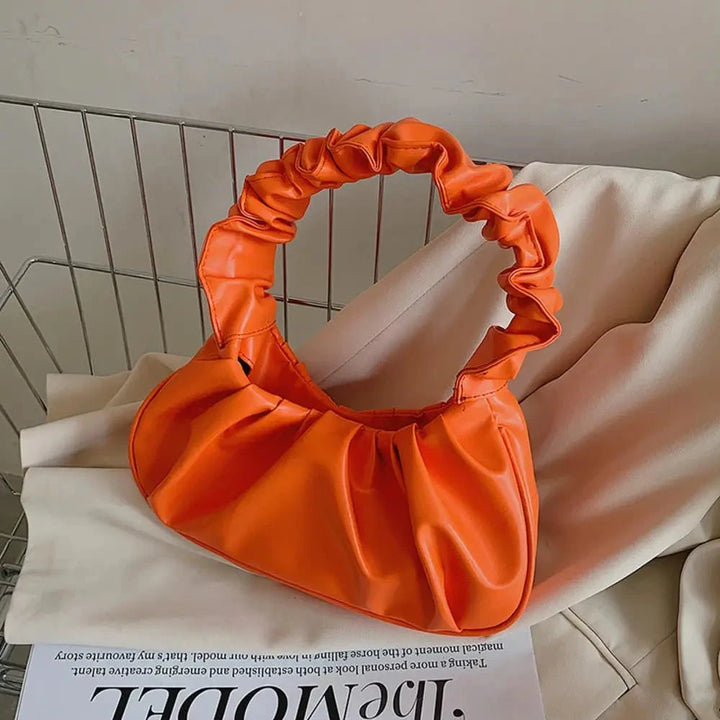 Women's Clutch Handbags Fashion Solid Color PU Leather Underarm Shoulder Bag Female Bag by Luxe Ahmar – Available at LUXE AHMAR