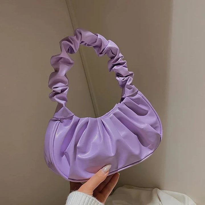 Women's Clutch Handbags Fashion Solid Color PU Leather Underarm Shoulder Bag Female Bag by Luxe Ahmar – Available at LUXE AHMAR