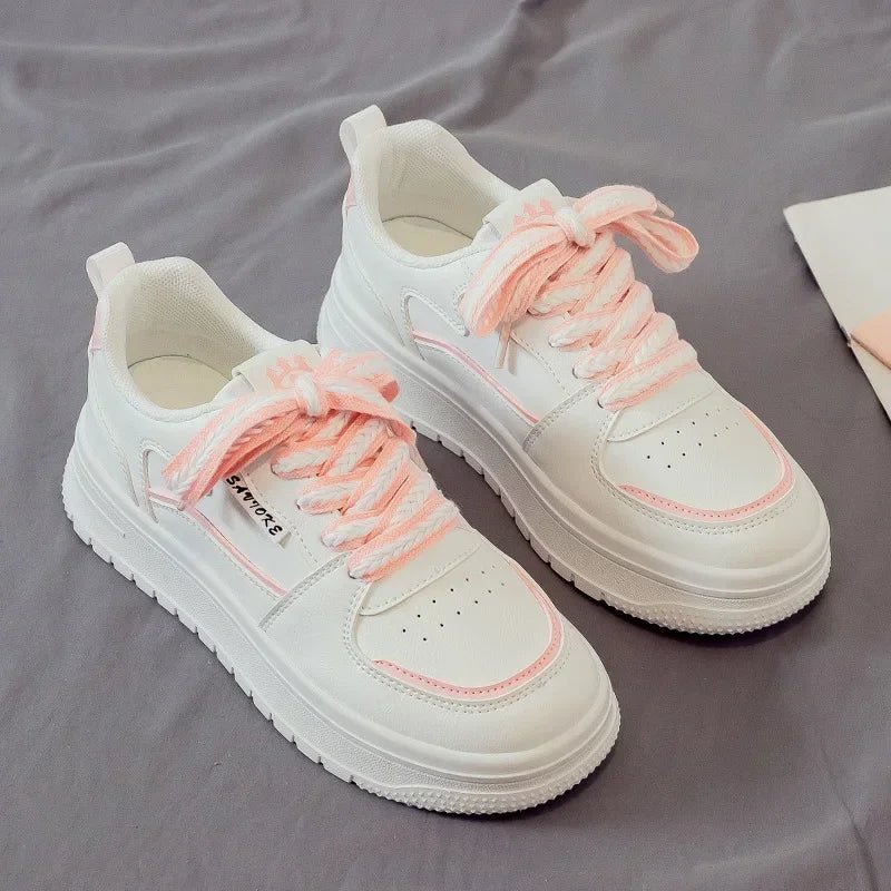 Women's Designer Chunky Platform Sneakers – Casual Slip - On Vulcanized Shoes by Luxe Ahmar – Available at LUXE AHMAR