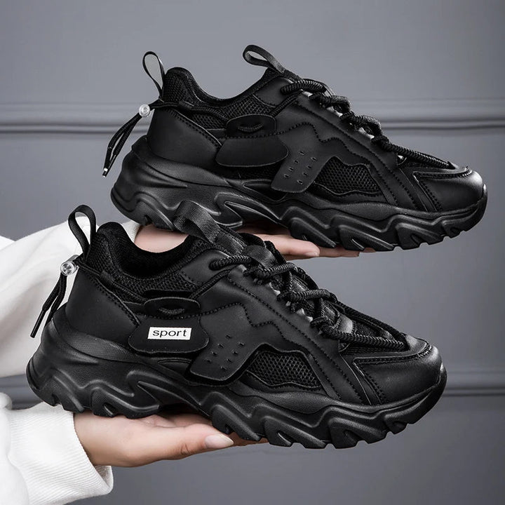 Women's Fashion Mesh Walking Sneakers – Breathable Flats by Luxe Ahmar – Available at LUXE AHMAR