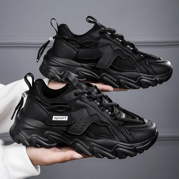 Women's Fashion Mesh Walking Sneakers – Breathable Flats by Luxe Ahmar – Available at LUXE AHMAR