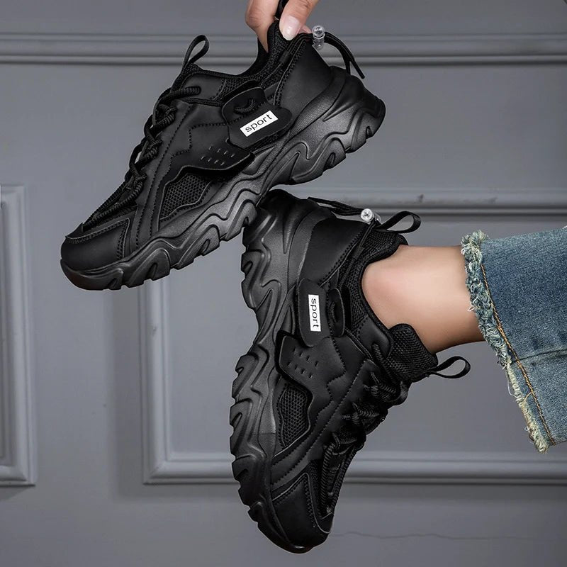 Women's Fashion Mesh Walking Sneakers – Breathable Flats by Luxe Ahmar – Available at LUXE AHMAR