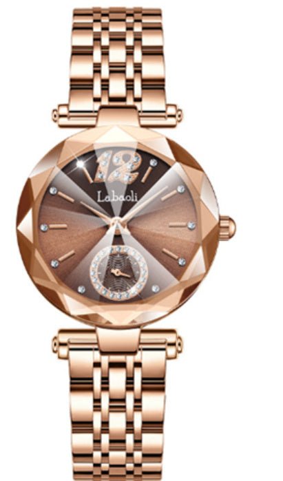 Women's Fashionable Multi - pronged Gradient Glass With Diamond Face Watch by LUXE AHMAR – Available at LUXE AHMAR