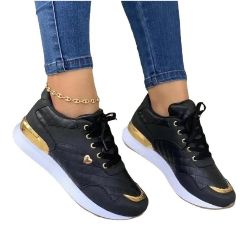 Women’s Lace - Up Sneakers – Breathable Comfortable Walking & Running Shoes by Luxe Ahmar – Available at LUXE AHMAR