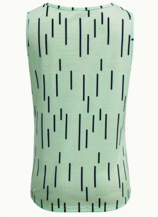 Women's Sleeveless V - Neck Geometric Print Tank Top – Casual Summer Blouse by LUXE AHMAR – Available at LUXE AHMAR
