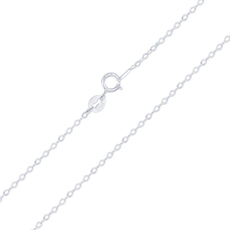 Women's Sterling Silver Necklace 925 Sterling Silver Simple Accessories Elegant 18k Plated by LUXE AHMAR – Available at LUXE AHMAR