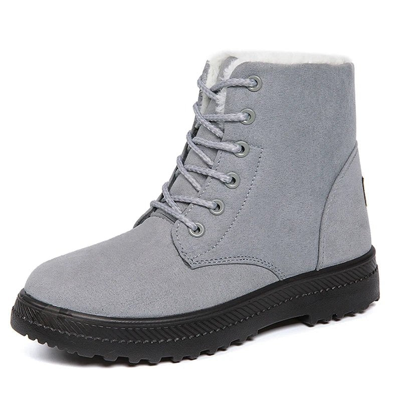 Women’s Winter Boots Snow Plush Platform Flat Boots - Warm & Fashionable Snow Boots by Luxe Ahmar – Available at LUXE AHMAR
